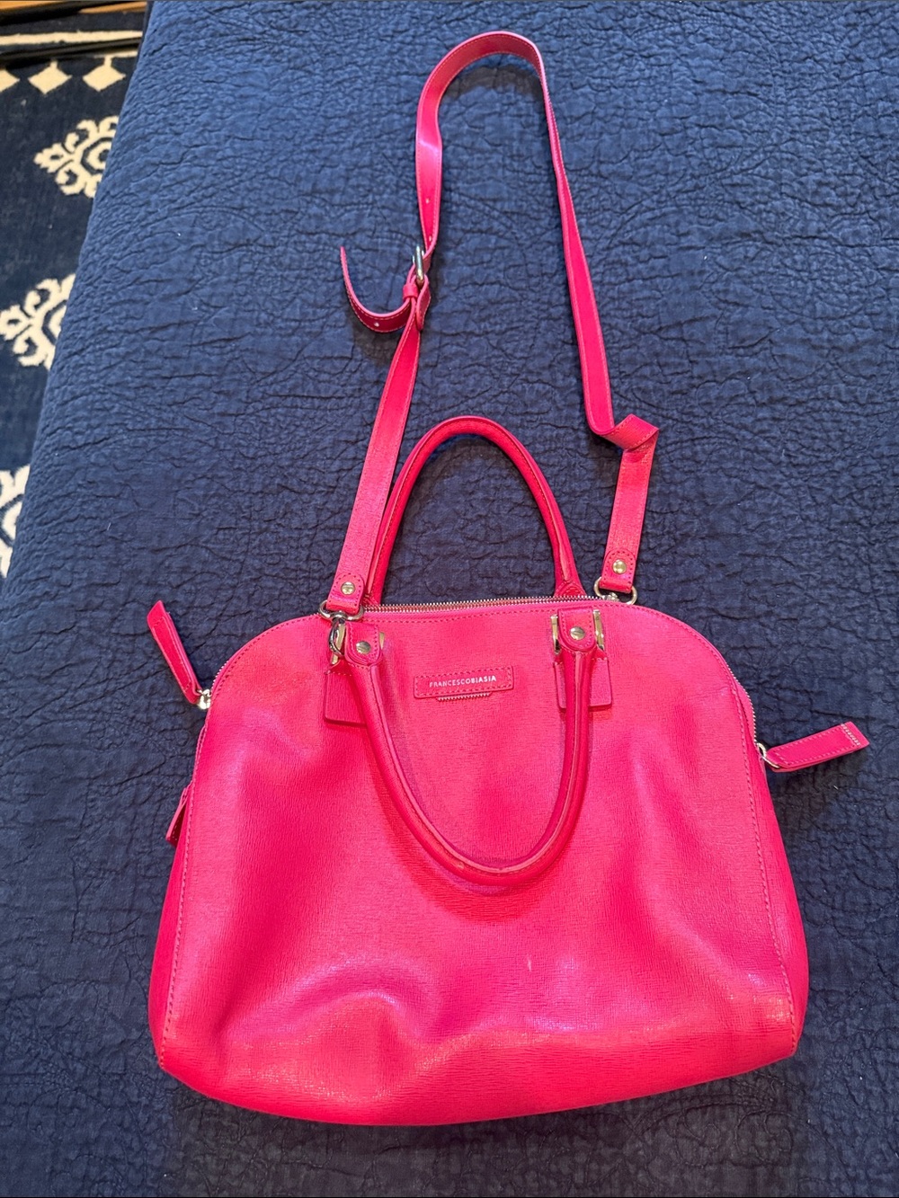 Francesco Biasia Hot Pink Bag